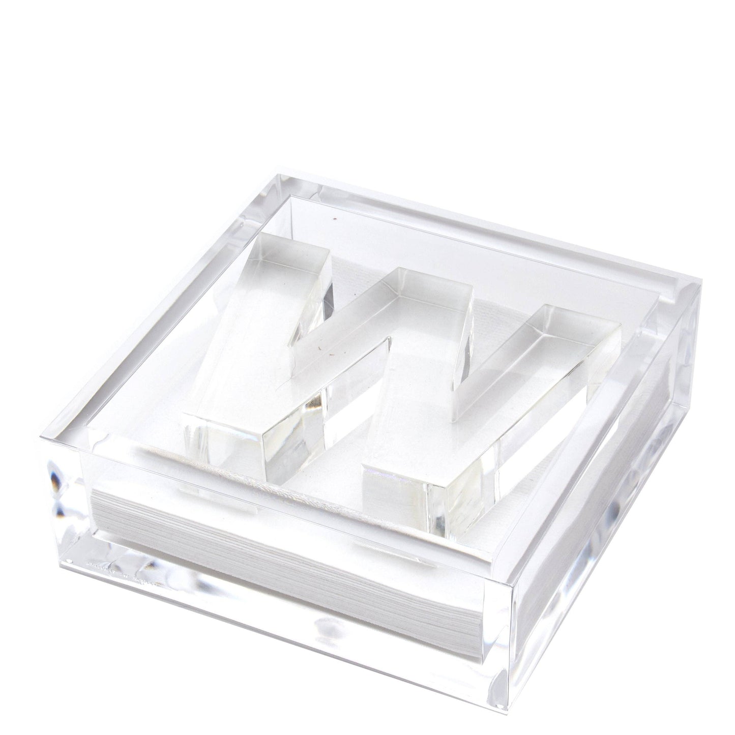 INITIAL COCKTAIL NAPKIN HOLDER