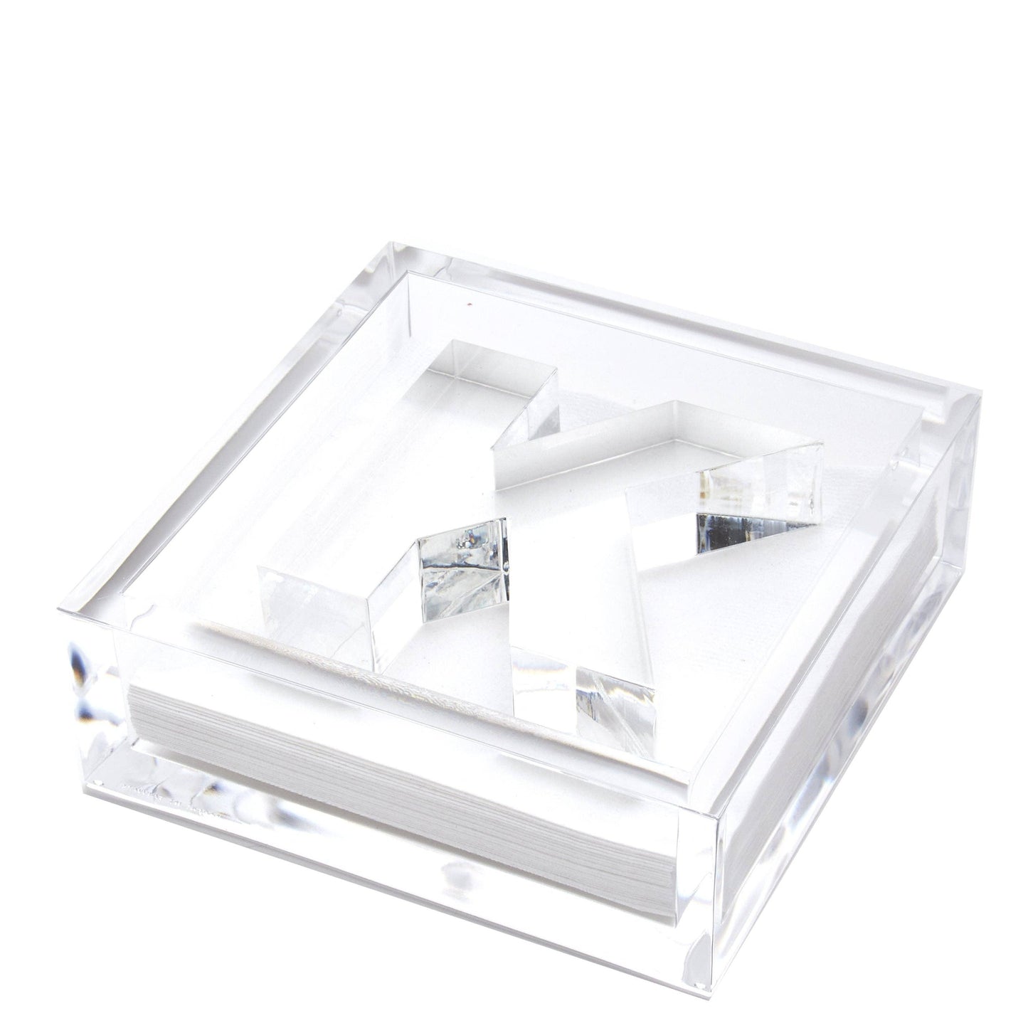 INITIAL COCKTAIL NAPKIN HOLDER