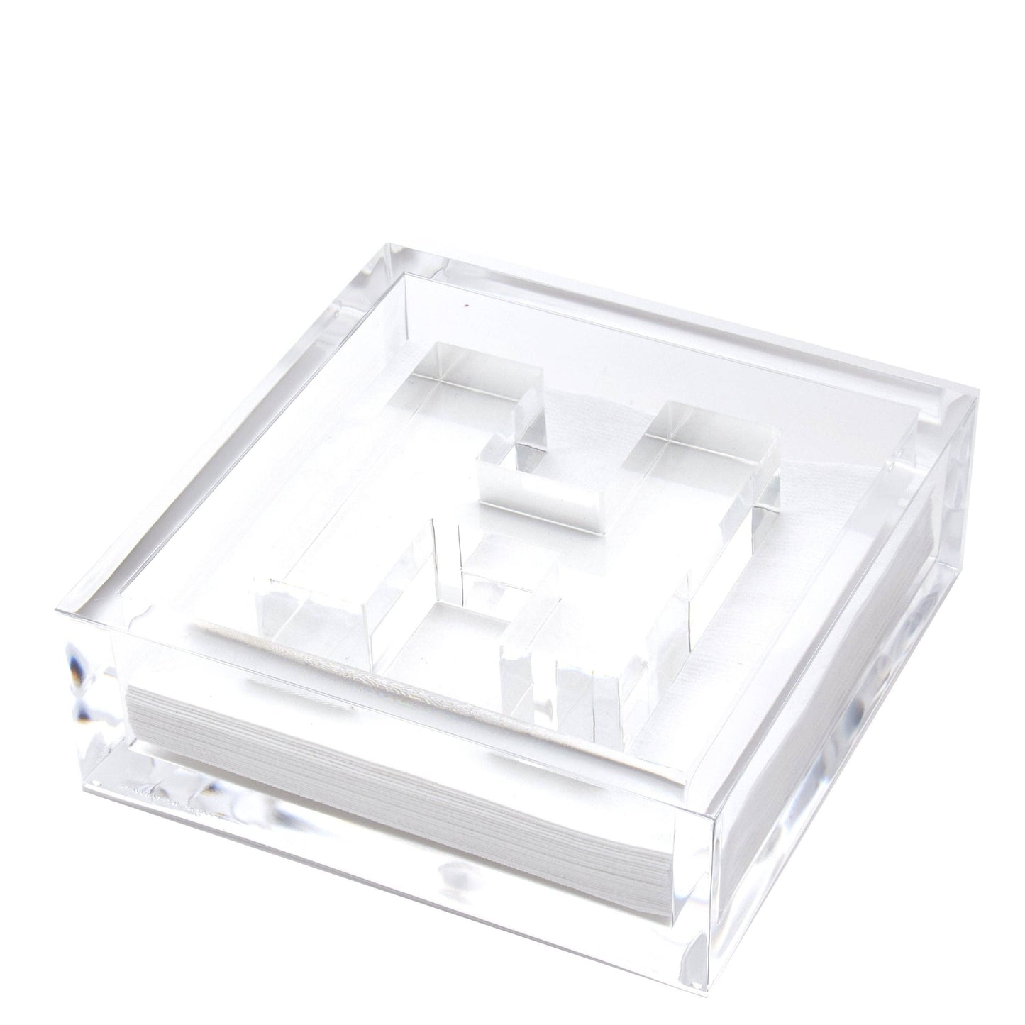 INITIAL COCKTAIL NAPKIN HOLDER