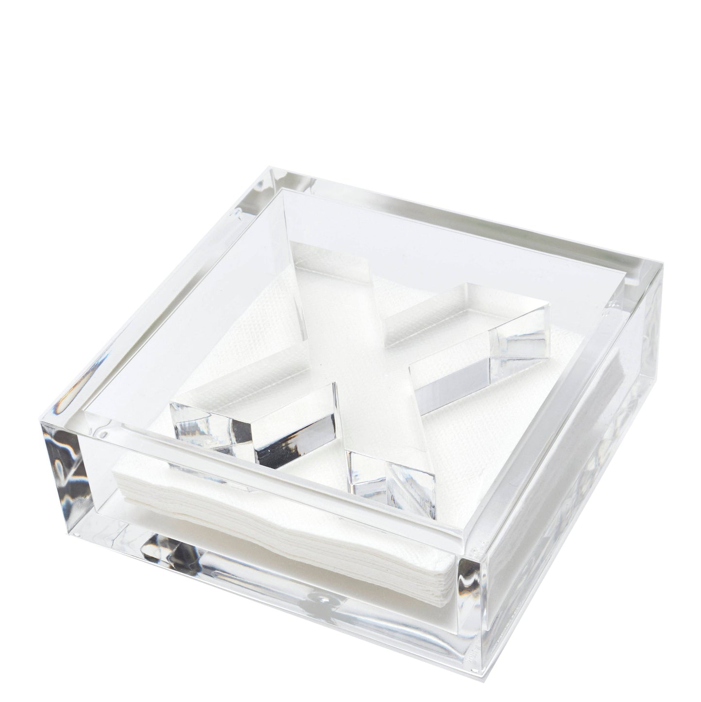 INITIAL COCKTAIL NAPKIN HOLDER