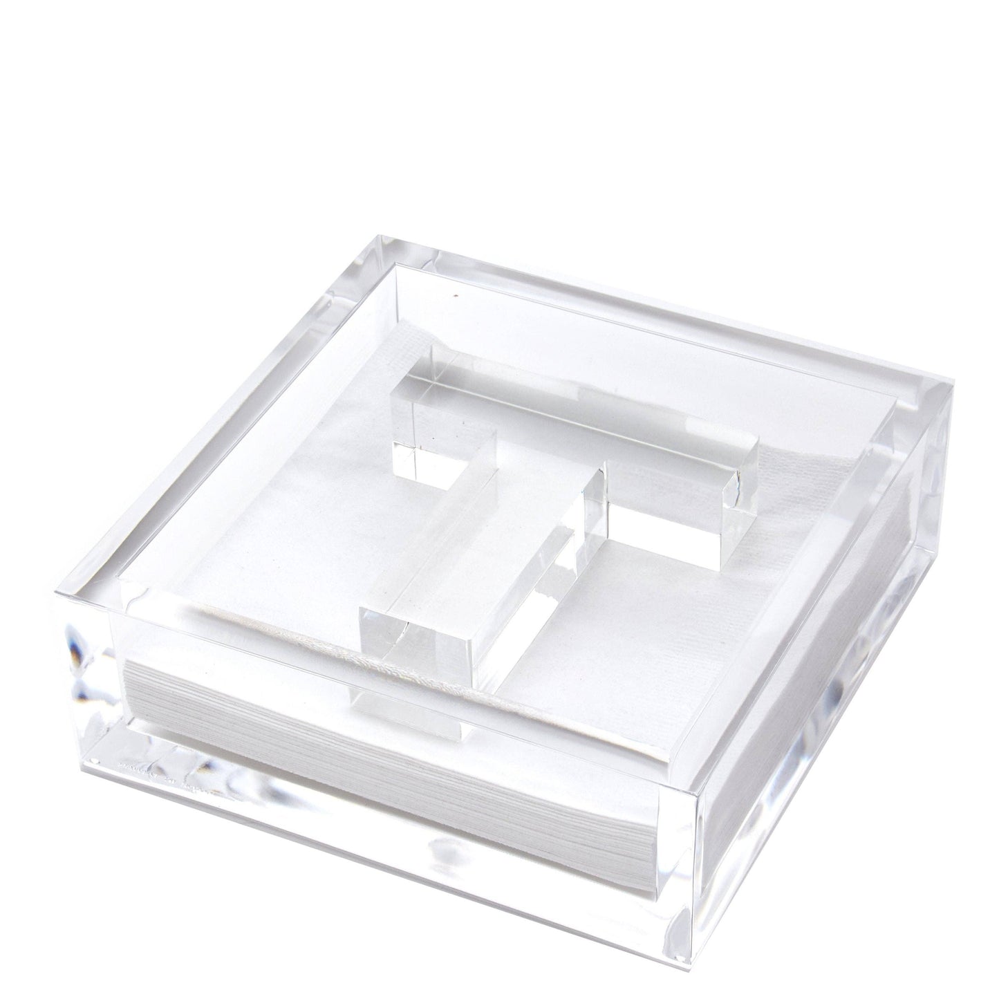 INITIAL COCKTAIL NAPKIN HOLDER