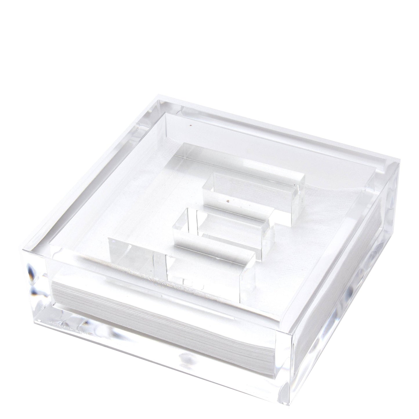 INITIAL COCKTAIL NAPKIN HOLDER
