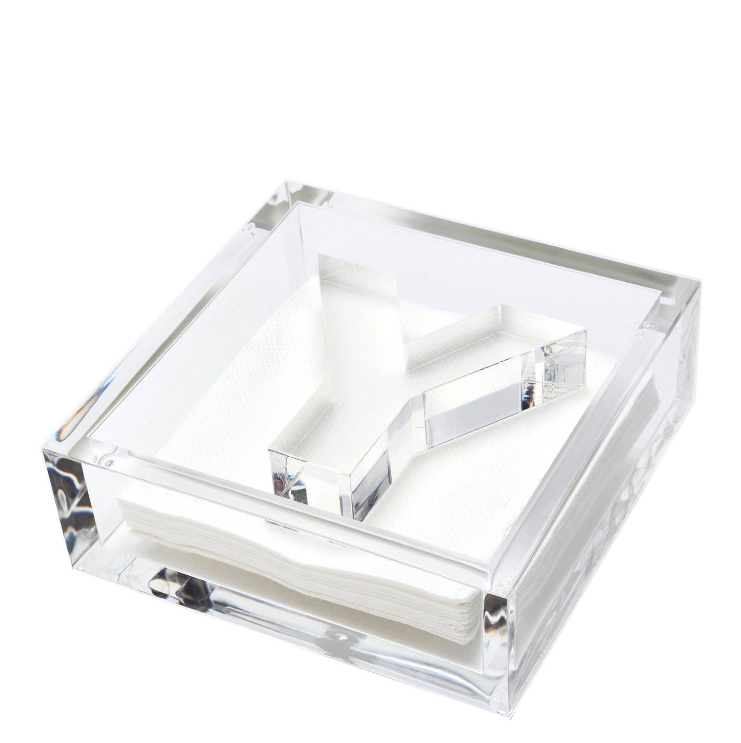 INITIAL COCKTAIL NAPKIN HOLDER