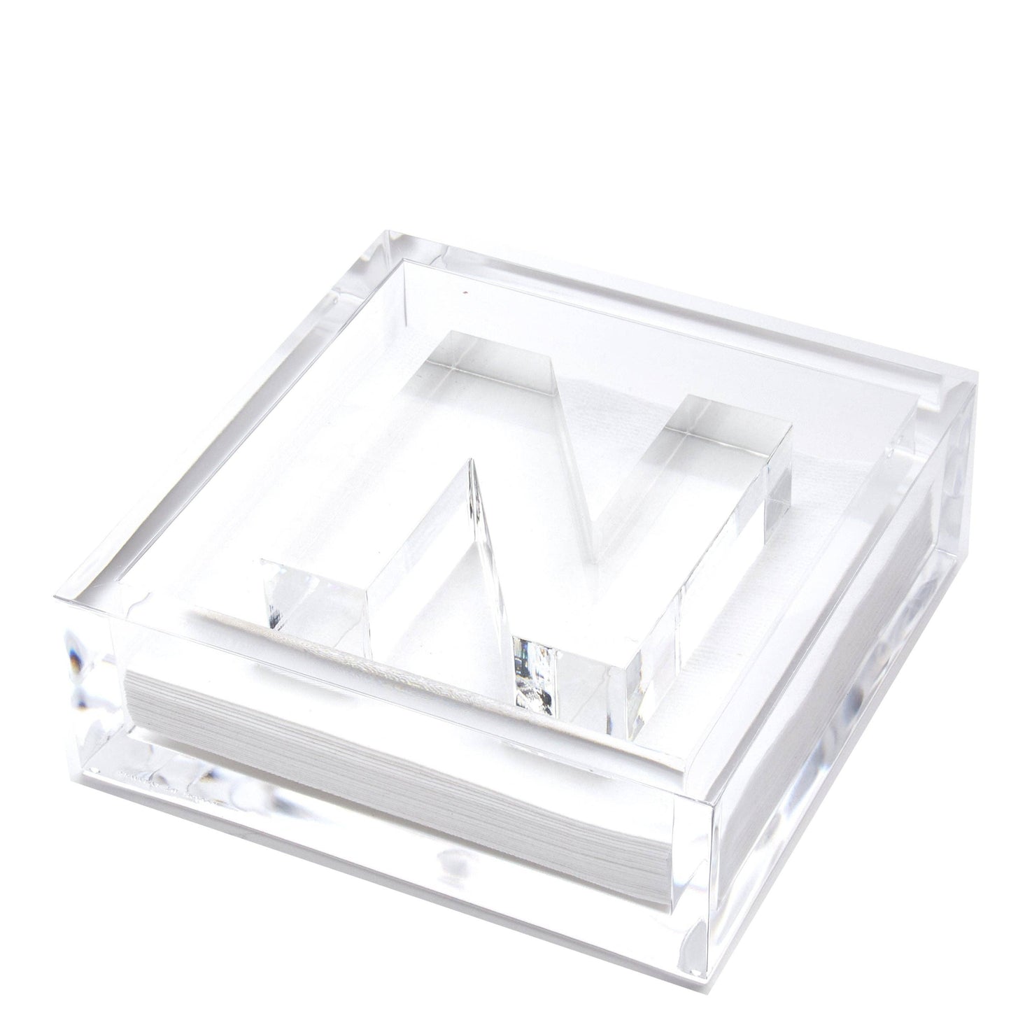 INITIAL COCKTAIL NAPKIN HOLDER