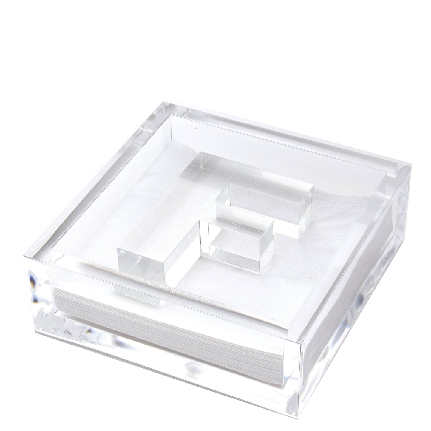 INITIAL COCKTAIL NAPKIN HOLDER