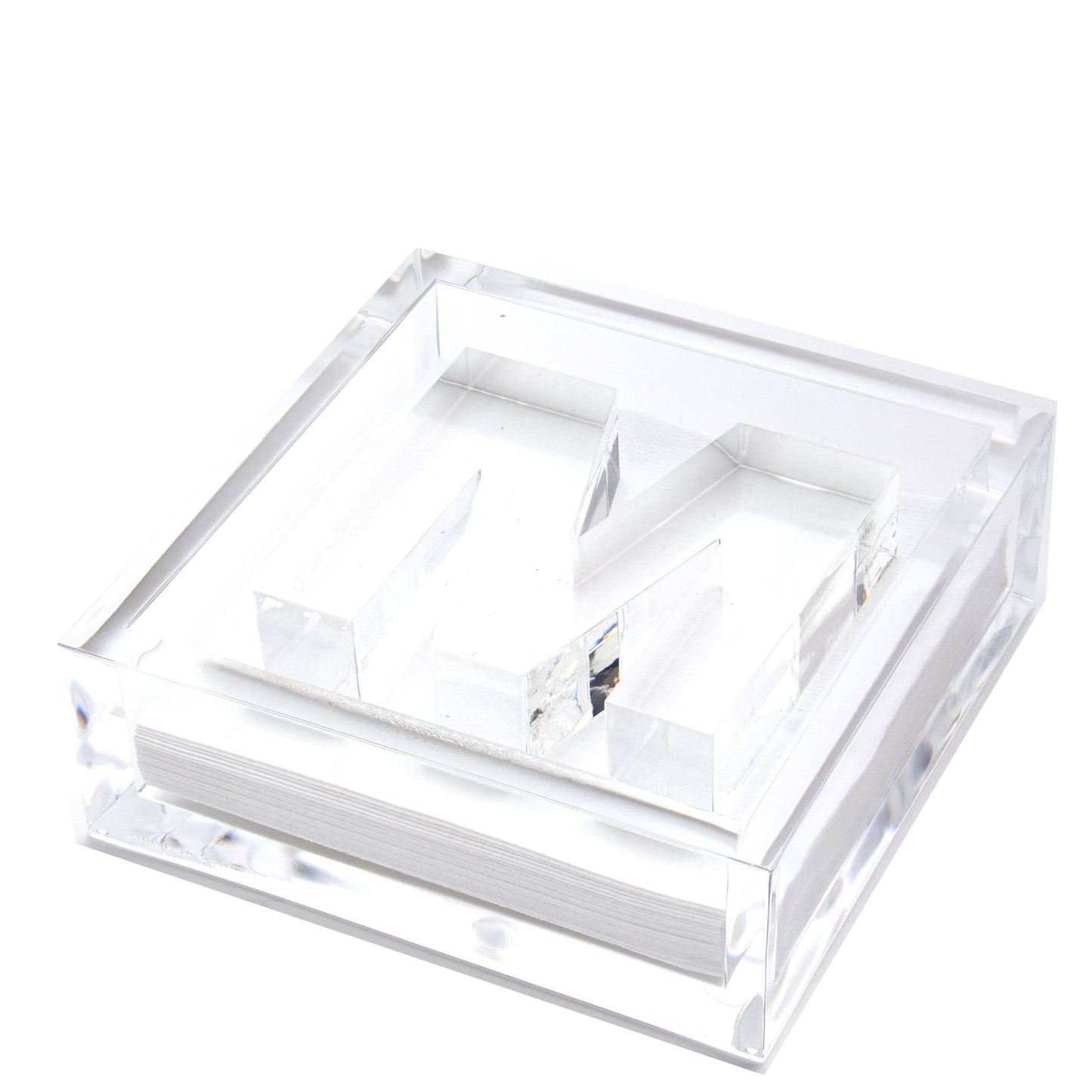 INITIAL COCKTAIL NAPKIN HOLDER