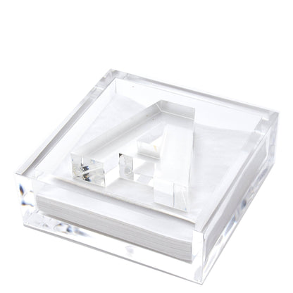 INITIAL COCKTAIL NAPKIN HOLDER