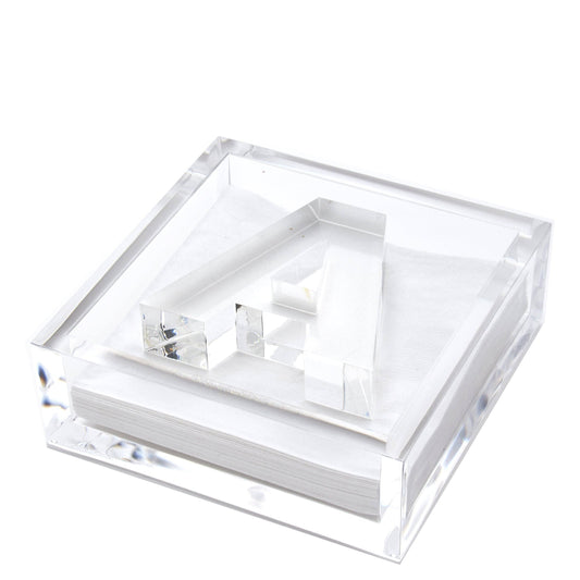 INITIAL COCKTAIL NAPKIN HOLDER