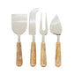 Rustic Charm Wicker Cheese Cutlery (Set of 4)